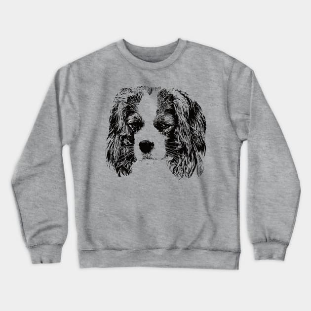 Cavalier King Charles Spaniel Crewneck Sweatshirt by DoggyStyles